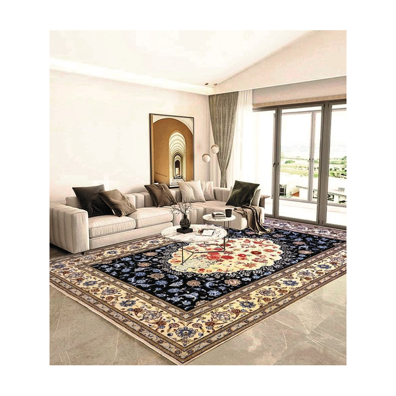 L'arte di disporre i tappeti: regole e ispirazioni per una casa di classe ADAMELLO TAPPETI Mashad Extra fine Lana Seta 310x203