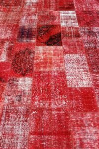 Tappeto Patchwork Rosso 200x300 ADAMELLO TAPPETI tappeto patchwork rosso