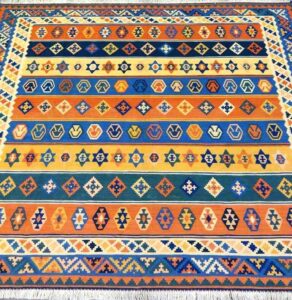 Tappeto Kilim Quadrato 204x204 ADAMELLO TAPPETI tappeto kilim Quadrato