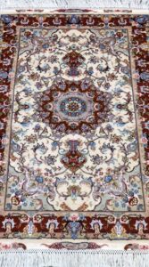 Fondo letto Tabriz lana seta 125x75 ADAMELLO TAPPETI Fondo letto Tabriz lana seta 125x75