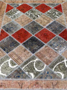 Patchwork Border 218x160 ADAMELLO TAPPETI Patchwork Border 218x160