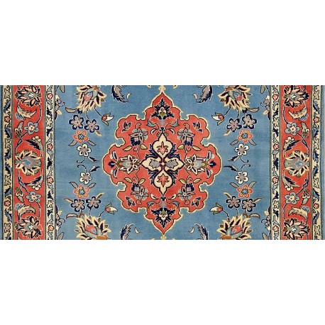 Tappeto YAZD Azzurro 203x155 ADAMELLO TAPPETI Tappeto YAZD Azzurro 203x155