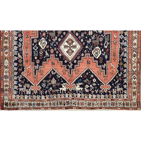 Tappeto Sirjan Rosa 200x148 ADAMELLO TAPPETI Tappeto SIRJAN rosa cm200x148