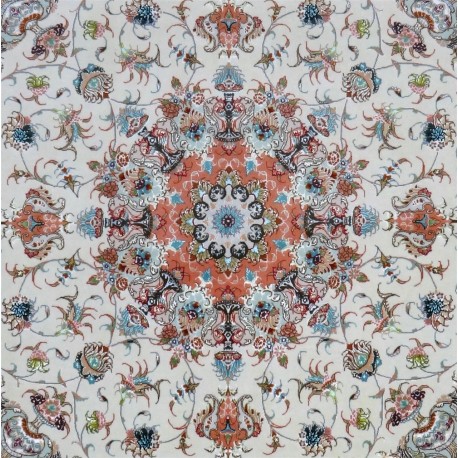 Tabriz fine lana Seta 202x202 ADAMELLO TAPPETI TABRIZ FINE LANA SETA 202x202