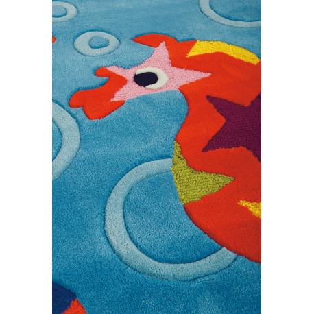 Tappeto cavallucci anallergico 110x170 ADAMELLO TAPPETI Tappeto cavallucci
