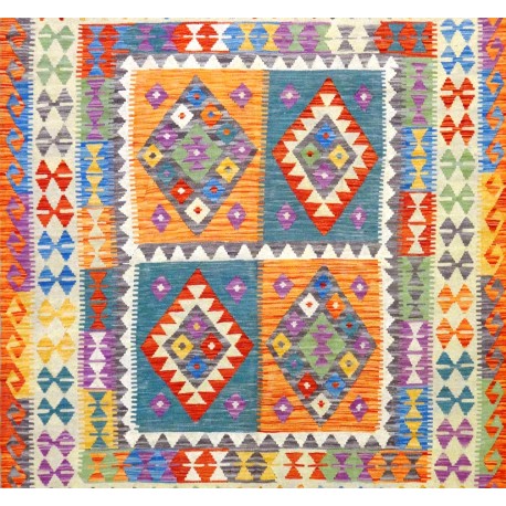 kilim Maimano Sala 204x155 ADAMELLO TAPPETI kilim Maimani sala 204 x 155 cm