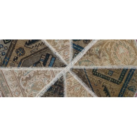 Ottagonale Patchwork 95x95 ADAMELLO TAPPETI Tappeto Ottagonale Patchwork cm95x95