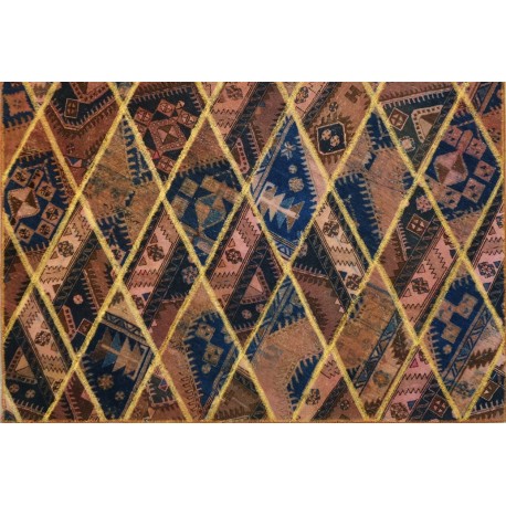 Tappeto patchwork moderno cm235x208 ADAMELLO TAPPETI Tappeto Patchwork moderno