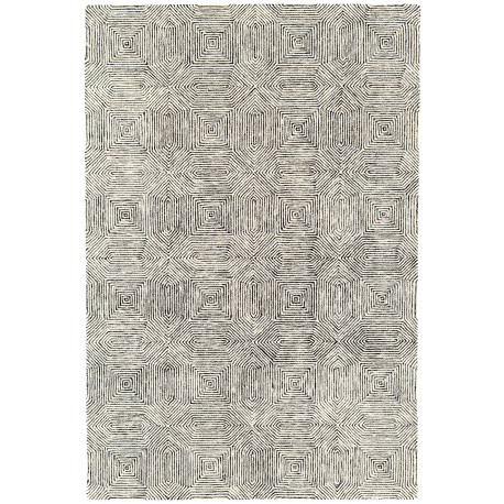 Tappeto moderno CAMDEN black white ADAMELLO TAPPETI Tappeto moderno CAMDEN black white