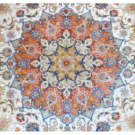 Capolavoro Trama Seta 400x300 ADAMELLO TAPPETI Tappeto capolavoro trama Seta TABRIZ Persiano EXTRA FINE 400 x 300