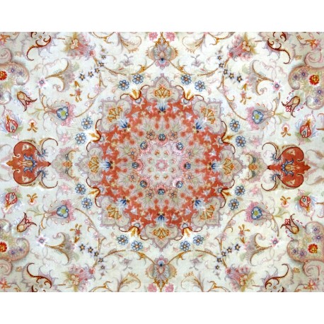 Tabriz chiaro Trama Seta 200X157 ADAMELLO TAPPETI TABRIZ CHIARO TRAMA SETA PERSIANO 200 X 157