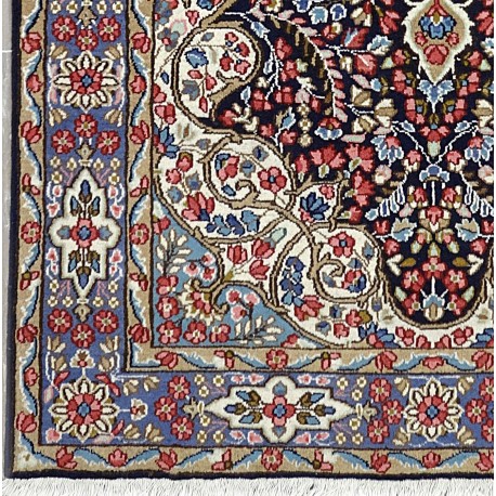 Tappeto Kerman Blu 241x143 ADAMELLO TAPPETI Tappeto Kerman blu cm241x143