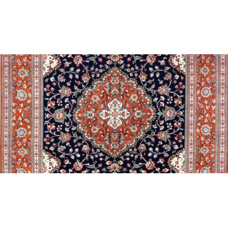 Tappeto KUM tutto Seta 197x138 ADAMELLO TAPPETI Tappeto KUM Persiano EXTRA FINE, PURA SETA 197x138